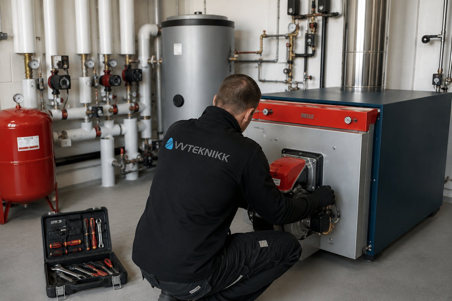 Service varmeanlegg